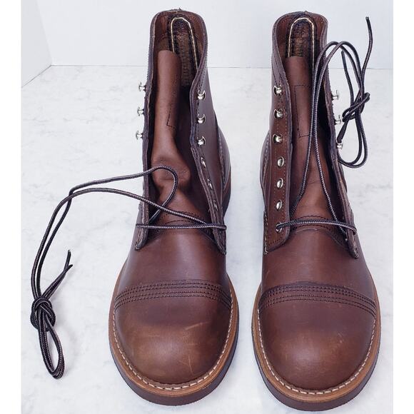 NWOB RED WING Shoes 8111 Iron Ranger 6" Boot w/ Vibram Sole Men's US Size 8.5D - Picture 6 of 15